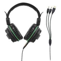 Headphone Gamer Green Usb Led Light Verde - Multilaser