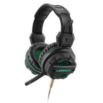 Headphone gamer green usb led light verde - Multilaser