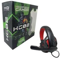 Headphone Gamer HG02 Com Fio E Microfone Anti-Interferência - MBtech