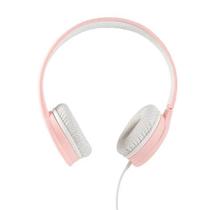 Headphone goldentech duo rosa com branco