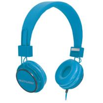 Headphone Head Fun Com Microfone P2 3,5Mm Hifi Azul Multila - Multilaser