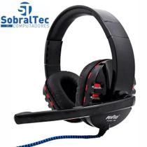 Headphone Headset Gamer Com Microfone P2 Cabo 2,20m Feasso Fone-160