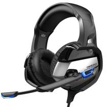 Headphone Headset Gamer compatível com PS4 XboxOne fio 3,5 mm Microfone Redução de Ruído - Cabo 2,2M