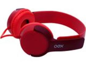 Headphone Infantil OEX Kids HP303 Teen - com Microfone Vermelho