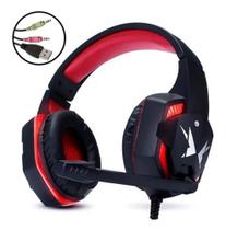 Headphone Pc Com Microfone - G600 vermelho