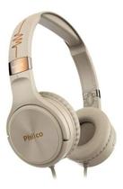 Headphone Philco Wave PFO02G com Microfone - Dourado