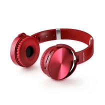 Headphone Premium Bluetooth Sd Aux Fm Vermelho Ph266