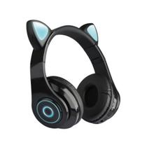 Headphones B39 Fone de ouvido estéreo sem fio Cat Ears
