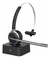 Headset Bluetooth Conecta Com Até Dois Aparelhos Preto