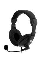 Headset Bright Office Haste Regulável e Microfone Preto Profissional 507