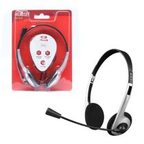 Headset C3 Tech C3Plus Prata P2 3,5mm - PH-01SI