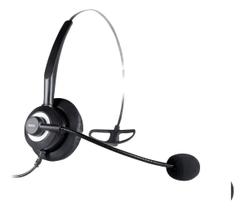 Headset Call Com Microfone Conector Rj9 Hs101 Oex Preto