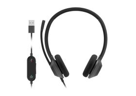 Headset Cisco 322 USB com fio, dual on-ear, controlador Webex