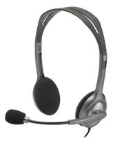Headset com fio H111 com Microfone com Redução de Ruído e Conexão 3,5mm BT 1 Unidade Logitech Headset com fio H111 com Microfone com Redução de Ruído e Conexão 3,5mm BT 1 Unidade Logitech