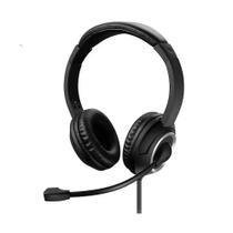 Headset Com Fio Hf600 Conexão P3 E Usb Cabo De 240cm...