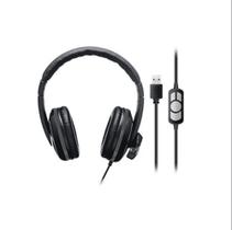 Headset com Fio HF700 Conexao USB Cabo de 210CM Cancelamento de Ruido PH317