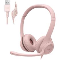 Headset com Fio Logitech H390 USB Bidirecional com Microfone