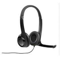 Headset Com Fio Usb Logitech H390 Preto