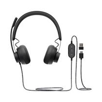Headset com Fio Zone Wired Logitech