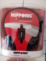 Headset com microfone nipponic nip-606mv
