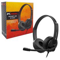 Headset Corporativo Ktrok Kt-3033, Usb, Driver 40Mm, Omni Headset Corporativo Ktrok Kt-3033, Usb, Driver 40Mm, Omni