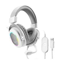 Headset Fifine Ampligame H6 Rgb 7.1 Surround Gamer Branco - SBS