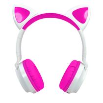 Headset Fone de Ouvido Bluetooh Entrada P2 Gatinho Orelha - Amana Store