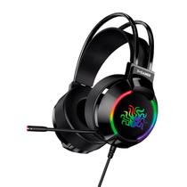 Headset Fone Gamer 7.1 Led Rgb Mic Usb Ajustável Cabo 2 Mts