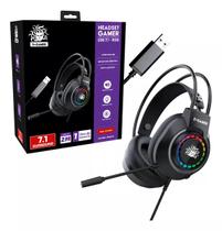 Headset Fone Gamer c/ Microfone Led Rgb X5-2000 5+ Usb 7.1