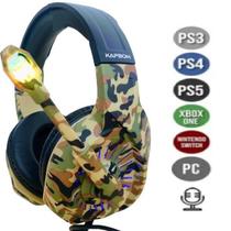 Headset Fone Gamer Kapbom Ka-908 Adaptador Para Pc E Games