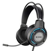 Headset Fone Gamer Led RGB Flexível P2 USB FN639 Com Fio