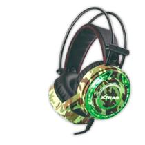 Headset Fone Gamer Pro Camuflado Com Microfone Led Lc827 - XTRAD