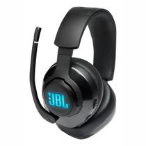 Headset Fone Over Ear Gamer Quantum 400 Preto Led Rgb Jbl