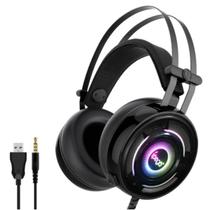 Headset Fone Para Jogos Com Fio Usb Rgb Gaming Ipega Pg-R008