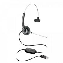 Headset Fonte De Ouvido USB Profissional Felitron Stile Compact Voip Slim Preto