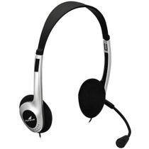 Headset Fortrek Multimídia HBL-101 Preto/Prata - 62887