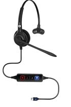 Headset fp350 usb voip cancelador de ruido top use para empresas de telemarketing, home office