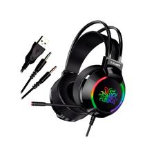 Headset Gamer 5+ RGB Plug and Play P2 E USB Com Microfone - W5-1000
