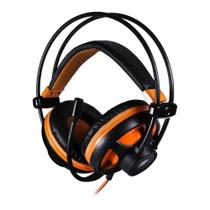 Headset Gamer Argos Virtual Surround 7.1 Usb Oexgame Led Preto E Laranja