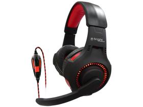 Headset Gamer Bright Com Led Vermelho 0468 Super Bass