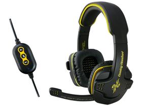Headset Gamer Bright - com Microfone - 7.1 Virtual - Conector USB - Preto - 0354