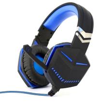 Headset Gamer C/ Fone e Microfone Plug P2 3,5mm - Azul - Feir