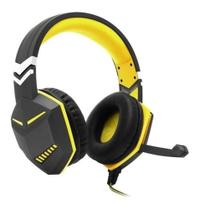Headset Gamer C/ Microfone e Fone Plug P2 3,5mm - Amarelo - Feir