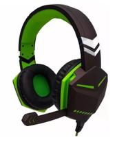 Headset Gamer C/ Microfone e Fone Plug P2 3,5mm - Verde - Knup