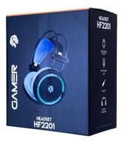 Headset Gamer C/ Microfone Hayom Hf2201 Azul/Preto