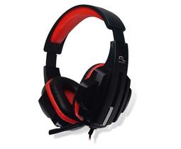 Headset Gamer Cabo Nylon P2 Preto/Vermelho Multilaser PH120