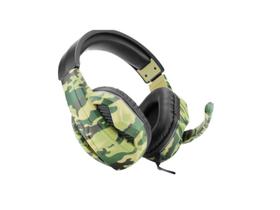 Headset Gamer Camuflado com Microfone Auxiliar P3