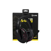 Headset Gamer Clanm Jungle Cl-Hj827 Com Fio 1.8M Abs Preto