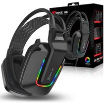 Headset Gamer com Fio Over-ear RGB Xtrike-ME GH-712 Preto Cor:PretoTamanho:50mmGênero:Unissex