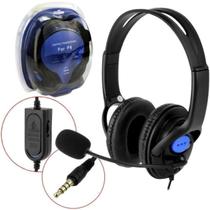 Headset Gamer com Fone e Microfone compatível PS4 Xbox One PC -- Knup